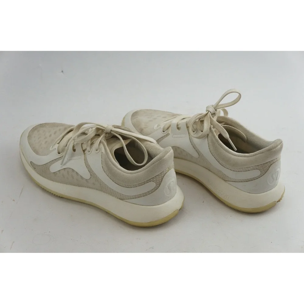Lululemon Strongfeel Training Shoes Size 6.5 White Athletic Sneakers Good‎